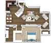 1 bedroom 1 bath A 1 bedroom 1 bath A at Arcadia Cove, Phoenix, AZ